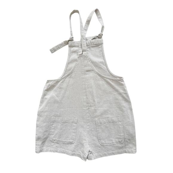 Rylee + Cru Linen Overall Shorts Size 8-9y - Picture 4 of 5